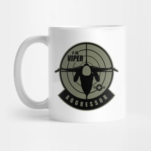 F-16 Aggressor Patch Mug